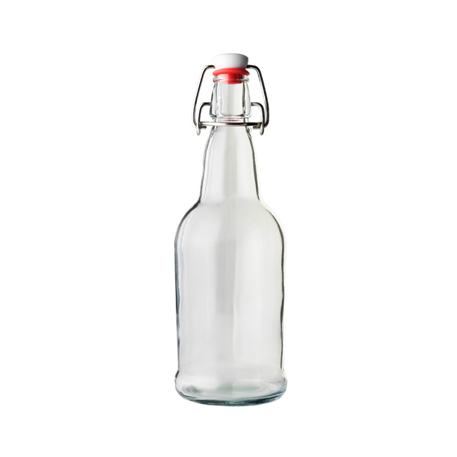 Swing Top Bottle Clear 500 ml - 12 Pack