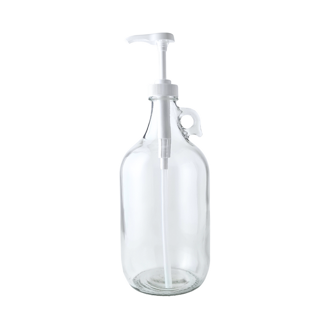 0.5 Gallon Glass Jug with Pump