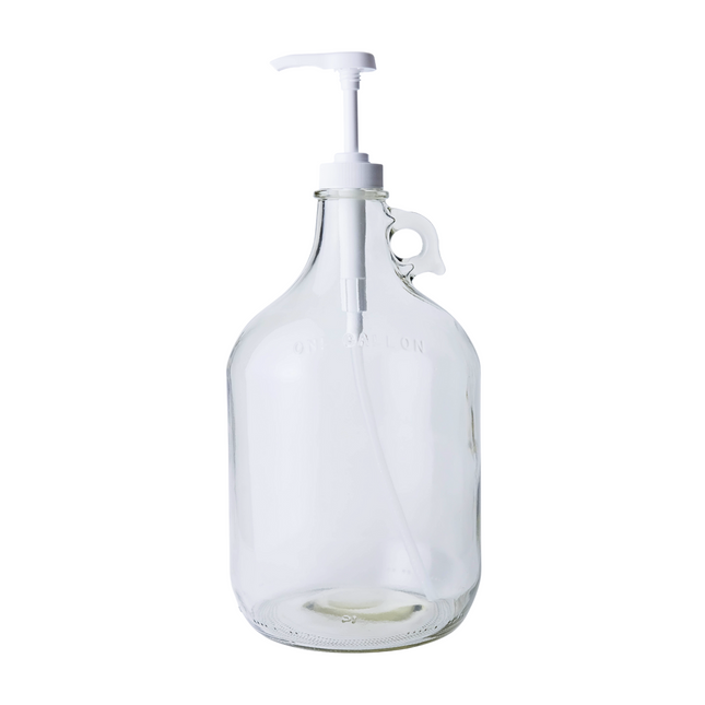 1 Gallon Glass Jug with Pump