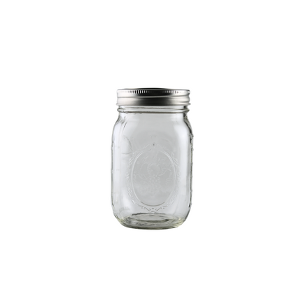 Ball Mason Jar 16oz Regular Mouth with Bands and Lids - 12 pack