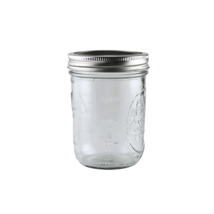 Ball Mason Jar 16oz Wide Mouth with Bands and Lids - 12 pack