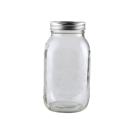 Ball Mason Jar 32oz Regular Mouth with Bands and Lids - 12 pack