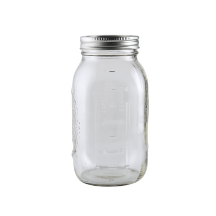 Ball Mason Jar 32oz Regular Mouth with Bands and Lids - 12 pack