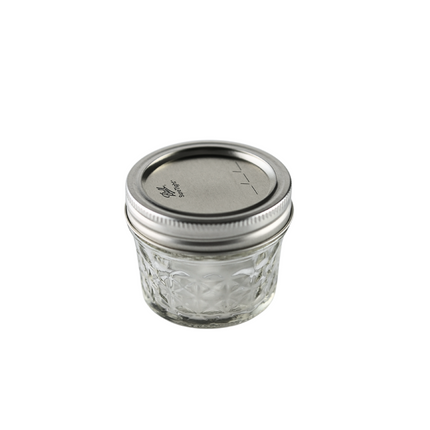 Ball Mason Jar 4oz Quilted with Bands and Lids - 12 Pack