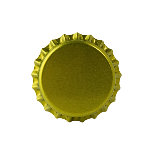 144 Oxygen Absorbing Beer Bottle Caps - Gold