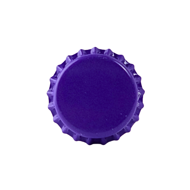 144 Oxygen Absorbing Beer Bottle Caps - Purple