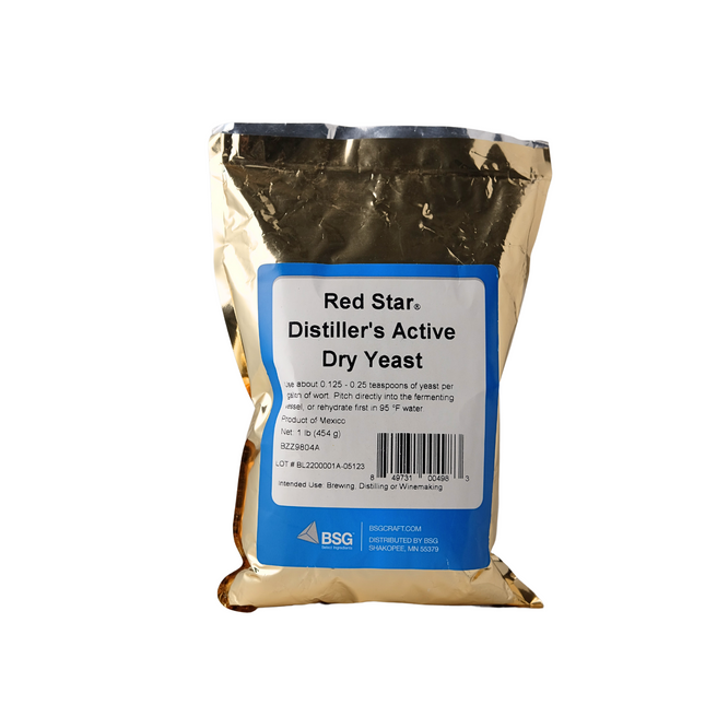 Red Star Distiller's Active Dry Yeast (DADY) 1 lb.