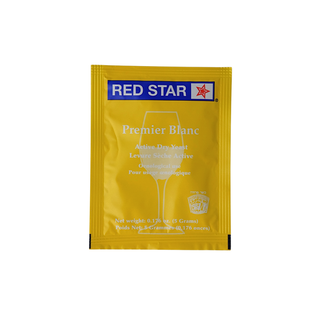 Red Star Premier Blanc Active Dry Yeast 5g.