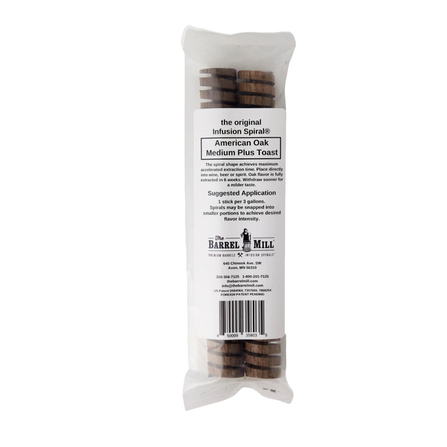 American Oak Infusion Spiral - Medium Toast Plus