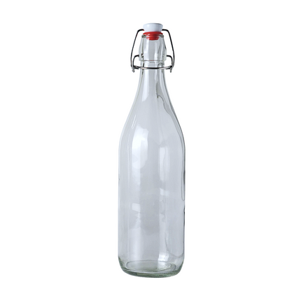 Swing Top Bottle Clear 1000 ml Olive Oil - 8 pack
