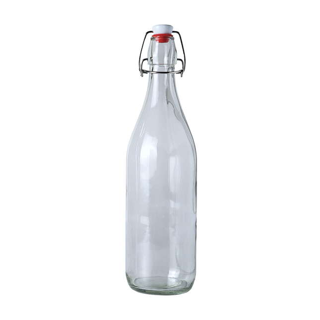 Swing Top Bottle Clear 1000 ml Olive Oil - 8 pack