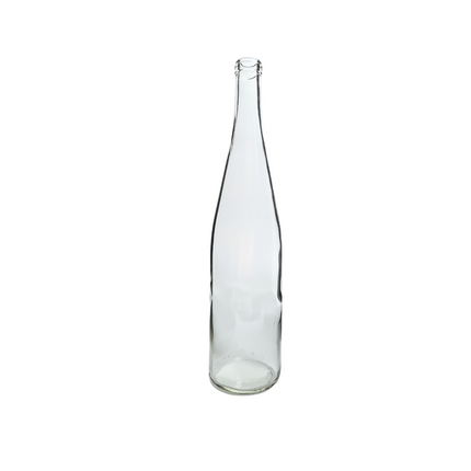 W13 Strech Hock Wine Bottles 750 ml. - Clear/Flint (Case of 12)