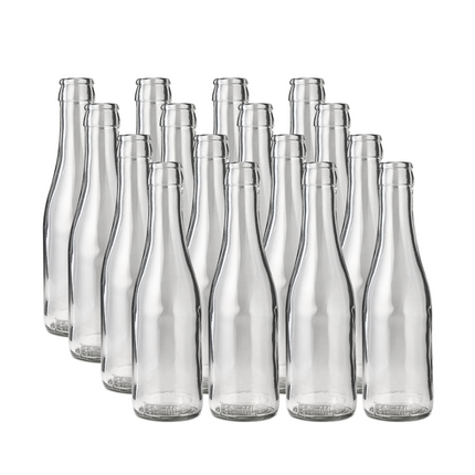 W187 Champagne Bottles 187 ml. - Clear (Case of 24)