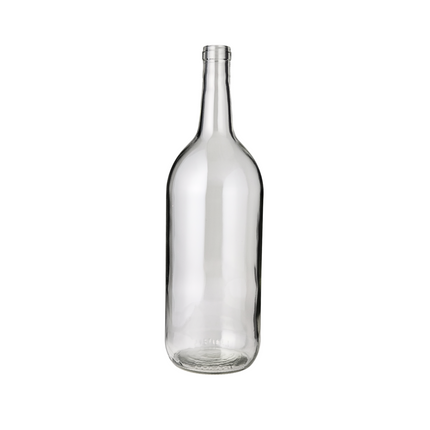 W26 Bordeaux Wine Bottles 1.5 liter - Clear (Case of 6)