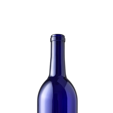 W5 Bordeaux Wine Bottles 750 ml. - Blue (Case of 12)