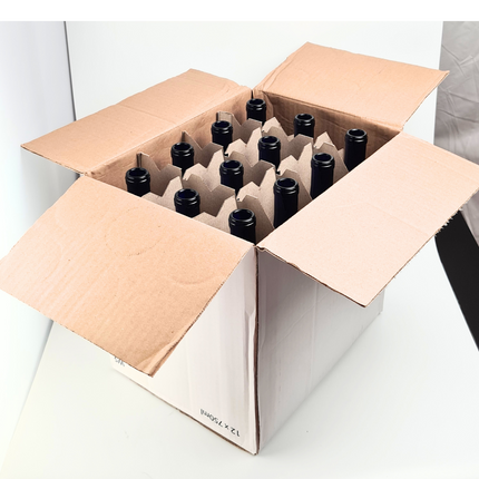 W5 Bordeaux Wine Bottles 750 ml. - Blue (Case of 12)