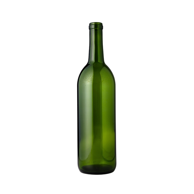 W5 Bordeaux Wine Bottles 750 ml. - Green (Case of 12)